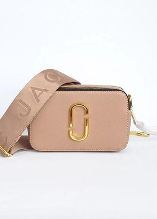 Сумка жіноча через плече в стилі marc jacobs snapshot small mj