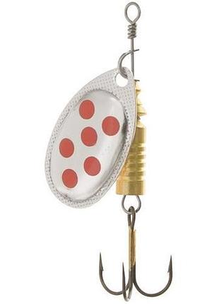 Блешня wizard вертушка classic 3 -8г silver red spot