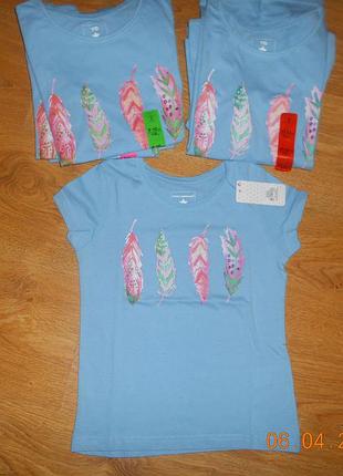 Распродажа футболочки девочкам примарк 4-8 лет