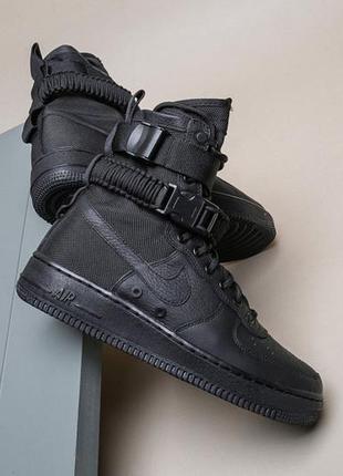 Мужские высокие черные кроссовки nike special field air force 1 high🆕