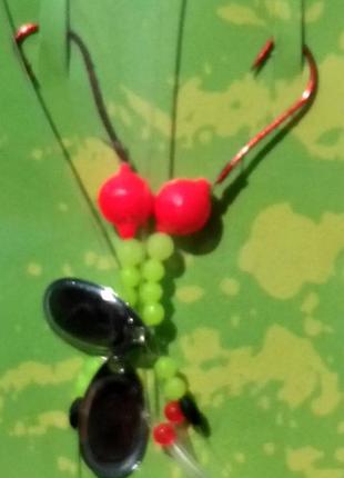 Оснащення морська spro 2-hook surf spin rig 1/0 0.65/0.40 мм 120 cm