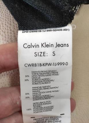 Шерстяная кофта calvin klein кардиган calvin klein шерсть акрил s7 фото