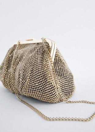Сумка клатч з ручками zara