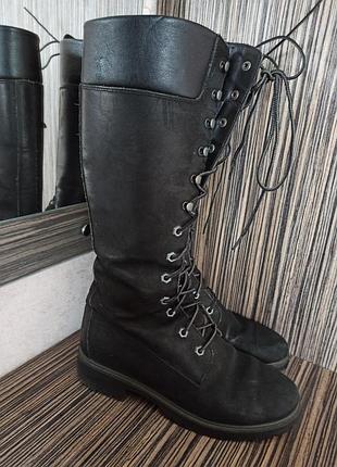 Чоботи демісезонні шкіряні