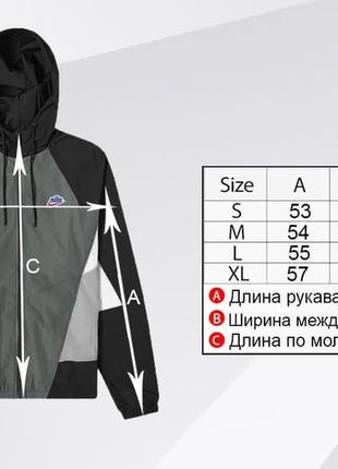 Чоловіча вітровка nike heritage windrunner signature jacket чорна5 фото