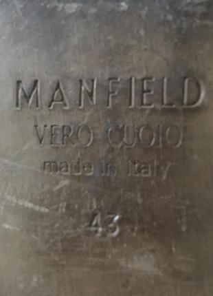Туфли кожаные “manfield” 4