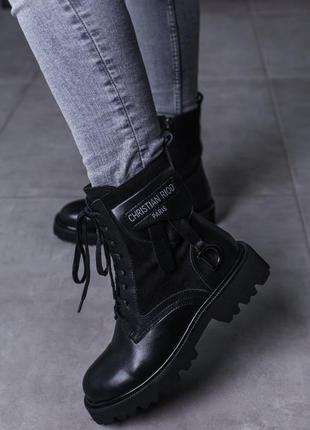 Женские ботинки черные ransom 3454