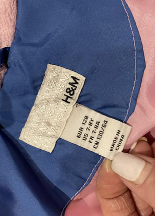 H&m 5690 детская куртка с мехом 💙🖤💙 6