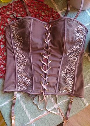 Пеньюар корсет / красивий комплект