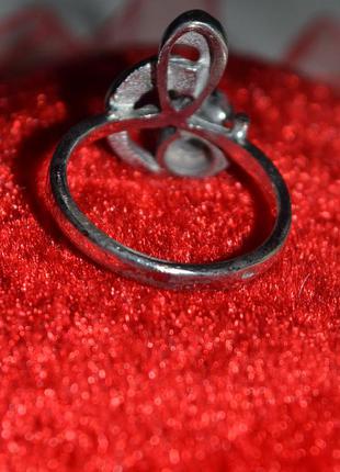Изящное серебристое колечко,кольцо,каблучка с фианитом ( ссср )4 фото