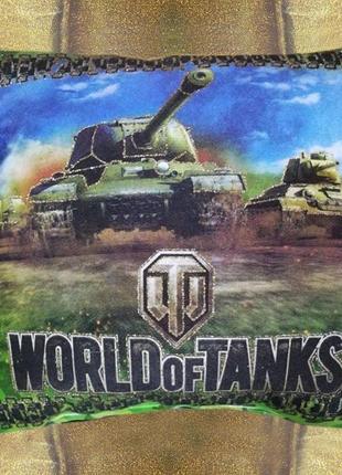 Декоративная подушка для любителей игры танки world of tanks