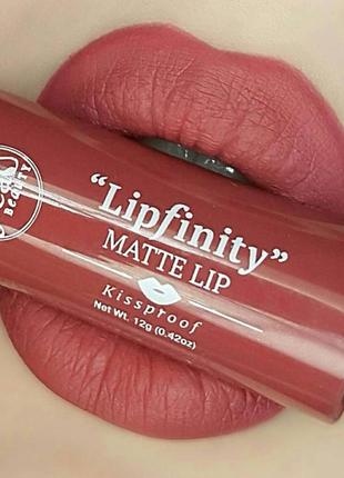 Жидкая матовая стойкая губная помада j. cat beauty lipfinity matte lip в оттенке day club chaos5 фото