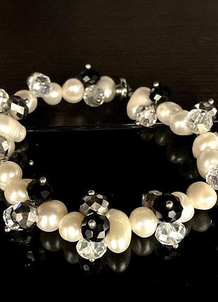 Браслет річкові перли