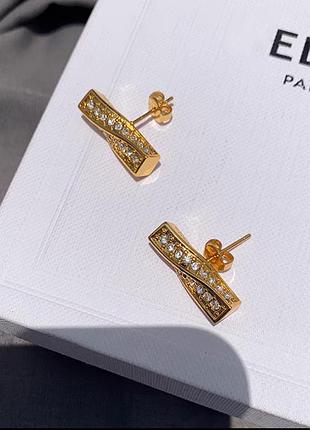 Серьги в стиле celine