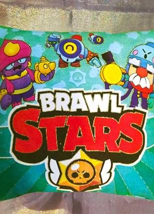 Декоративная детская светящаяся подушка brawl stars, among us, minecraft, likee, tik tok, lol и др
