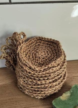 Мочалка для посуду. натуральна мочалка.