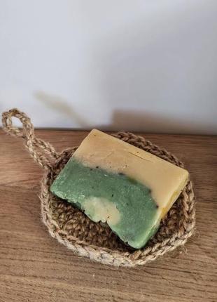 Мочалка для посуду. натуральна мочалка.