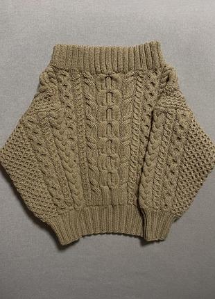 Светр «рубан» 100% меринос ручної роб.