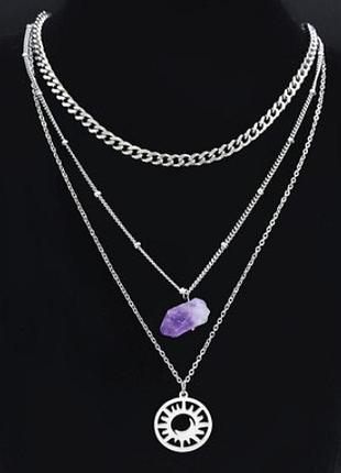 Подвеска кулон цепь цепочка из нержавеющей стали підвіска