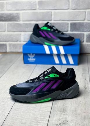 Кожаные, классные, мужские кроссовки adidas adiprene3 фото