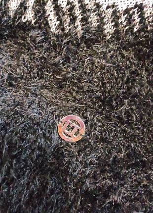 Стильный свитер травка в принт пёрышки 💥💥💥4 фото
