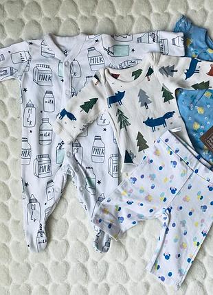 Набір одягу для новонародженого чоловічок, боді, лосіни