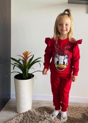 Спортивный костюм на девочку. трикотаж двунить