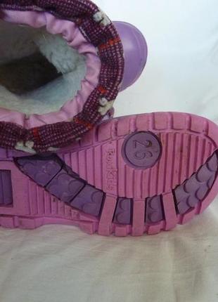 Romika гумові чоботи, хутро знімний 26р-16-16,5 см, теплі, не промокають4 фото