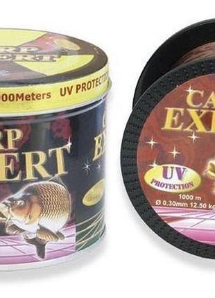 Жилка carp expert uv brown 1000м 0.4мм 18.7кг