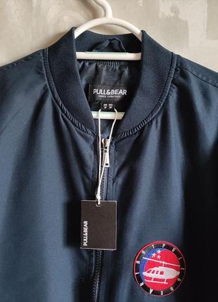 Бомбер pull&bear ветровка как tommy hilfiger2 фото