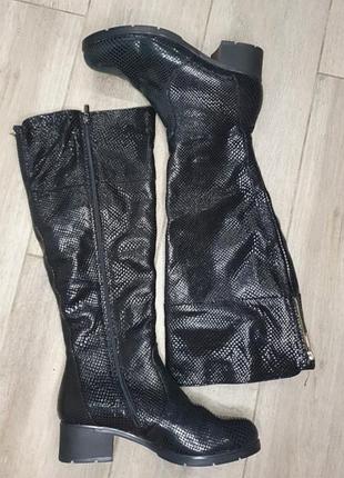 Зимние сапоги 42-43 р кожа европейка