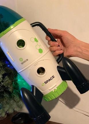 Крутой детский космический корабль, набор: ракета с 2мя космонавтами