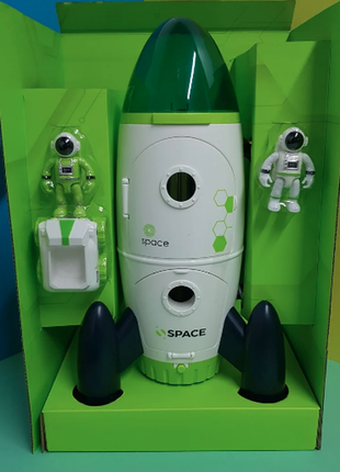 Яркий детский космический корабль со световыми и звуковыми эффектами, в коробке