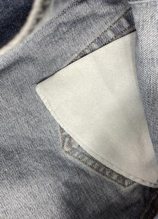 Asos denim джинсова спідниця тренд 90х на гудзиках кнопках спереду міні коротка оригінал7 фото