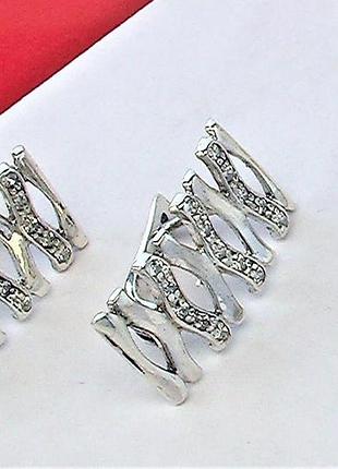 Серьги серебро 925 проба 3,57 грамма 2