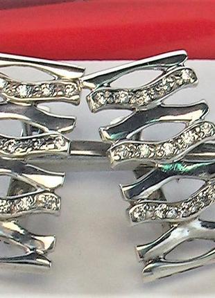 Серьги серебро 925 проба 3,57 грамма 3