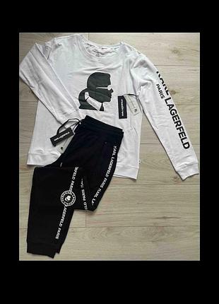 Комплект спортивный костюм прогулочный karl lagerfeld