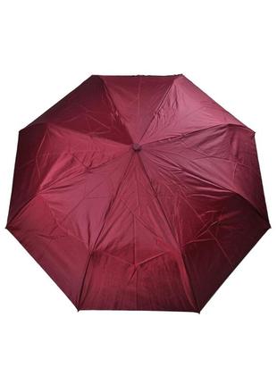 Зонтик бордовый полуавтомат зт0641-2