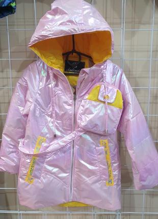 Демісезонна куртка на дівчинку.весна-осінь 2025