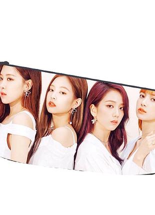 Пенал шкільний блекпінк blackpink двосторонній 22х11 см (pn_0080)