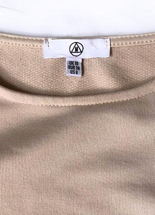 Сукня нюд з поясом 7