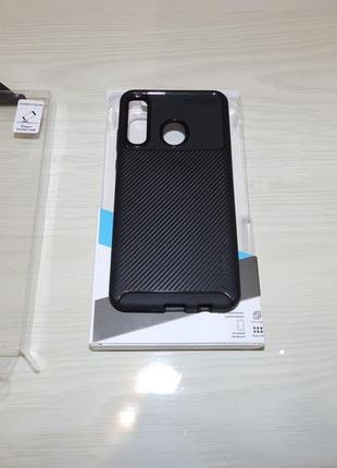 Tpu чехол ipaky slim series для samsung galaxy a21