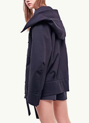 Куртка oversized неопрен черная