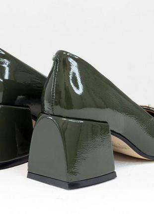 Дизайнерські шкіряні туфлі з притупленим носочком,будь-який колір!5 фото