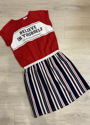 Хлопковое платье на 12-13 лет рост 152 см waikiki