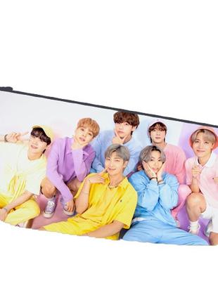 Пенал шкільний bts бтс bangtan boys двосторонній 22х11 см (pn_0052)