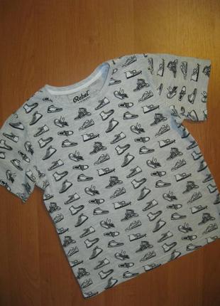 Футболка "rebel" размер 7-8 лет. рост 128 см.