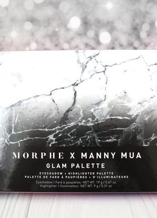 Палетка для макіяжу morphe morphe x manny mua glam palette7 фото