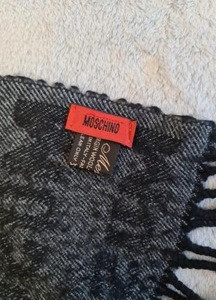 Шарф хустку moschino монограм2 фото
