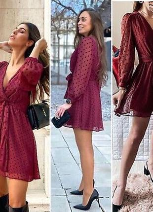 Мини-платье с вышивкой плюметы